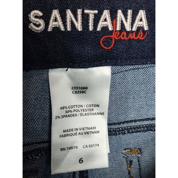 Santana Jeans Women’s Size 6 Blue NWT Classic Denim Casual Everyday Jeans - Picture 3 of 6